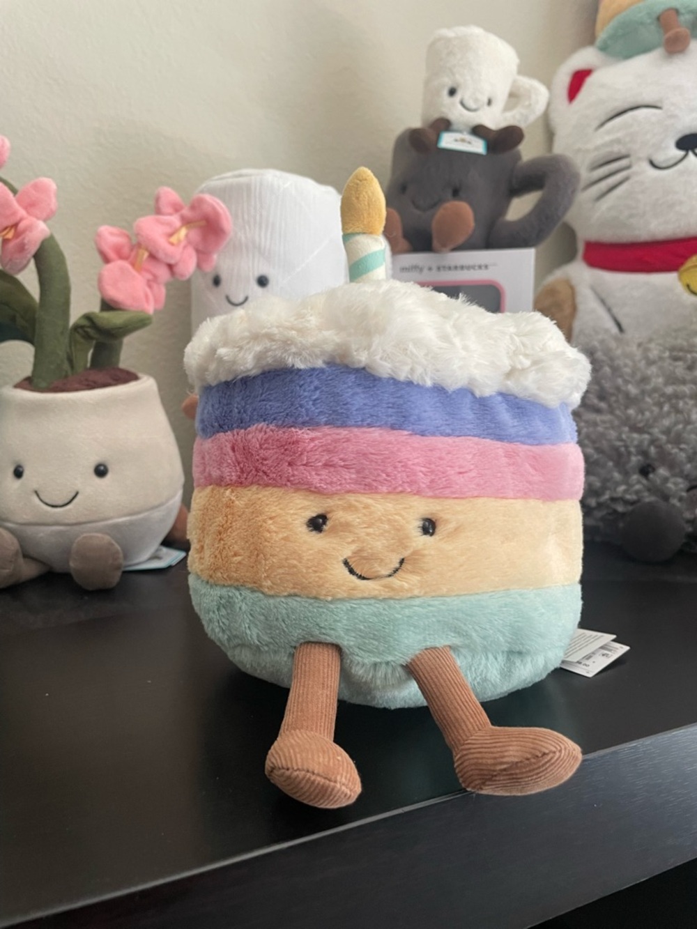 Jellycat Authentic Amuseables Rainbow Birthday Cake